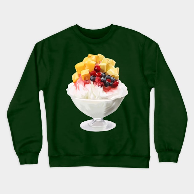 Bingsu Shaved Ice Crewneck Sweatshirt by MandyE